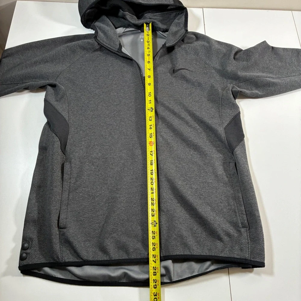 Nike Hoodie Showtime Full Zip Hoodie Large Large Grey Dri-FIT‎ Training Jacket